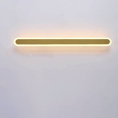 Modern Minimalist Long Bar Iron Acrylic LED Wall Sconce Lamp