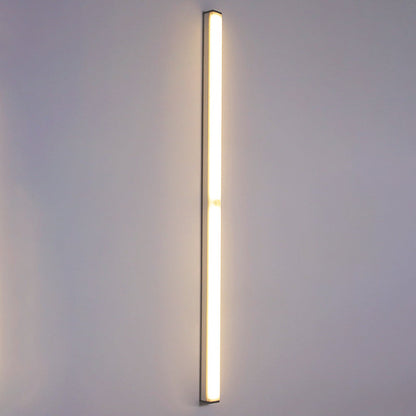 Modern Simplicity Long Cylinder Aluminum Acrylic LED Wall Sconce Lamp For Living Room