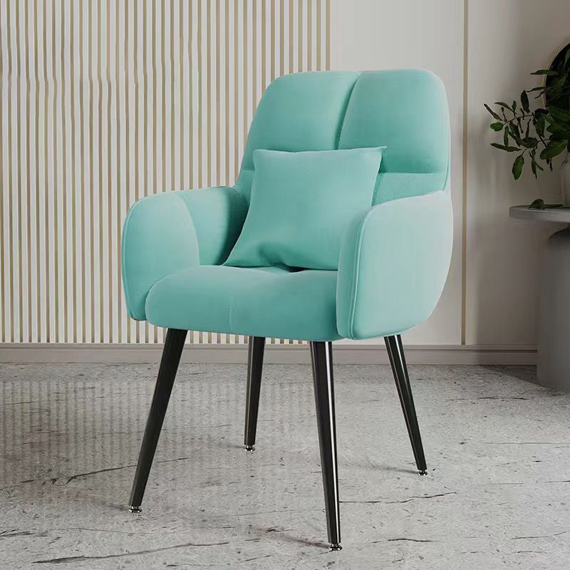 Modern Minimalist Sponge Square Vanity Stool Backrest For Bedroom