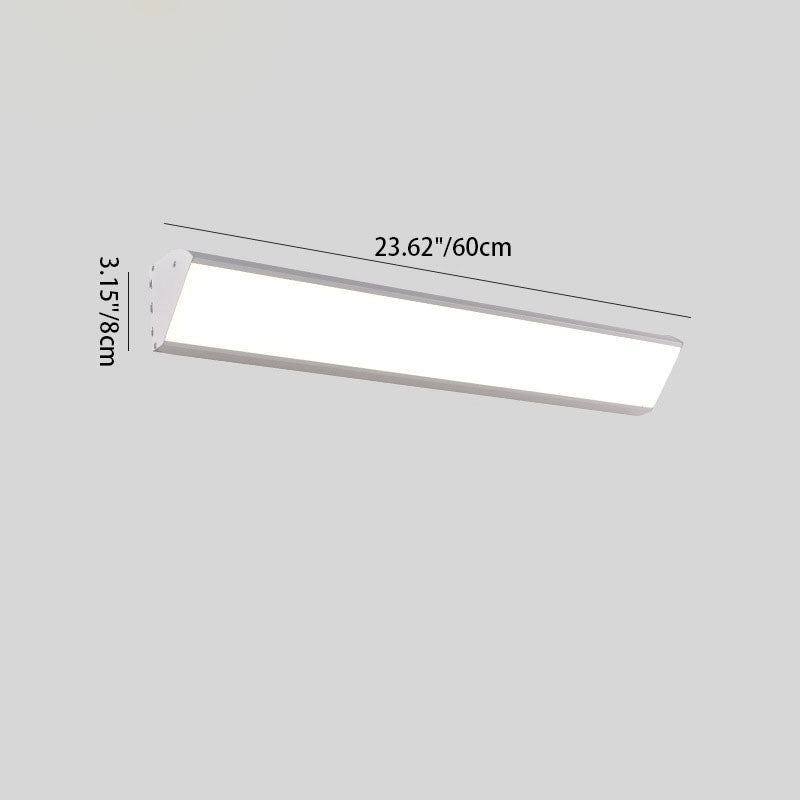 Contemporary Industrial Waterproof Aluminum Rectangular Frame Acrylic LED Wall Sconce Lamp For Outdoor Patio