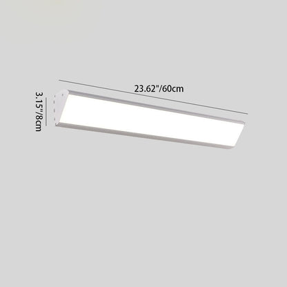 Contemporary Industrial Waterproof Aluminum Rectangular Frame Acrylic LED Wall Sconce Lamp For Outdoor Patio