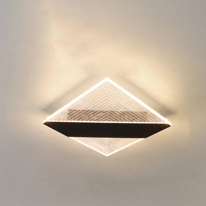 مصباح سقف LED معاصر هندسي من الحديد الإسكندنافي للممر 