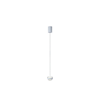 Modern Simplicity Iron Aluminum Semicircle LED Pendant Light For Living Room