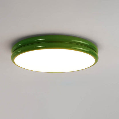 Modern Eye Care Children's Wrought Iron Round LED Flush Mount Lighting