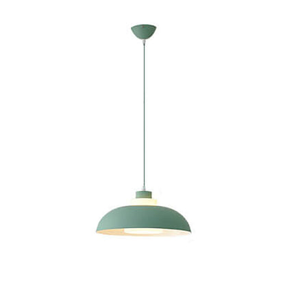 Modern Solid Color Macaron Acrylic Aluminum 1-Light Pendant Light