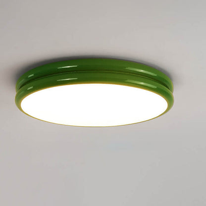 Modern Eye Care Children's Wrought Iron Round LED Flush Mount Lighting
