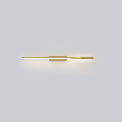 مصباح حائط LED من السيليكون بخط مستقيم من الألومنيوم بتصميم عصري بسيط لغرفة المعيشة 