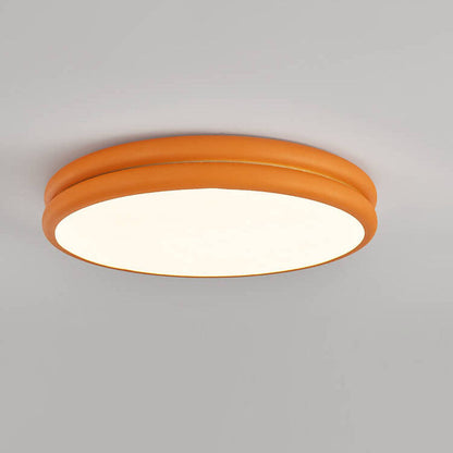 Modern Eye Care Children's Wrought Iron Round LED Flush Mount Lighting