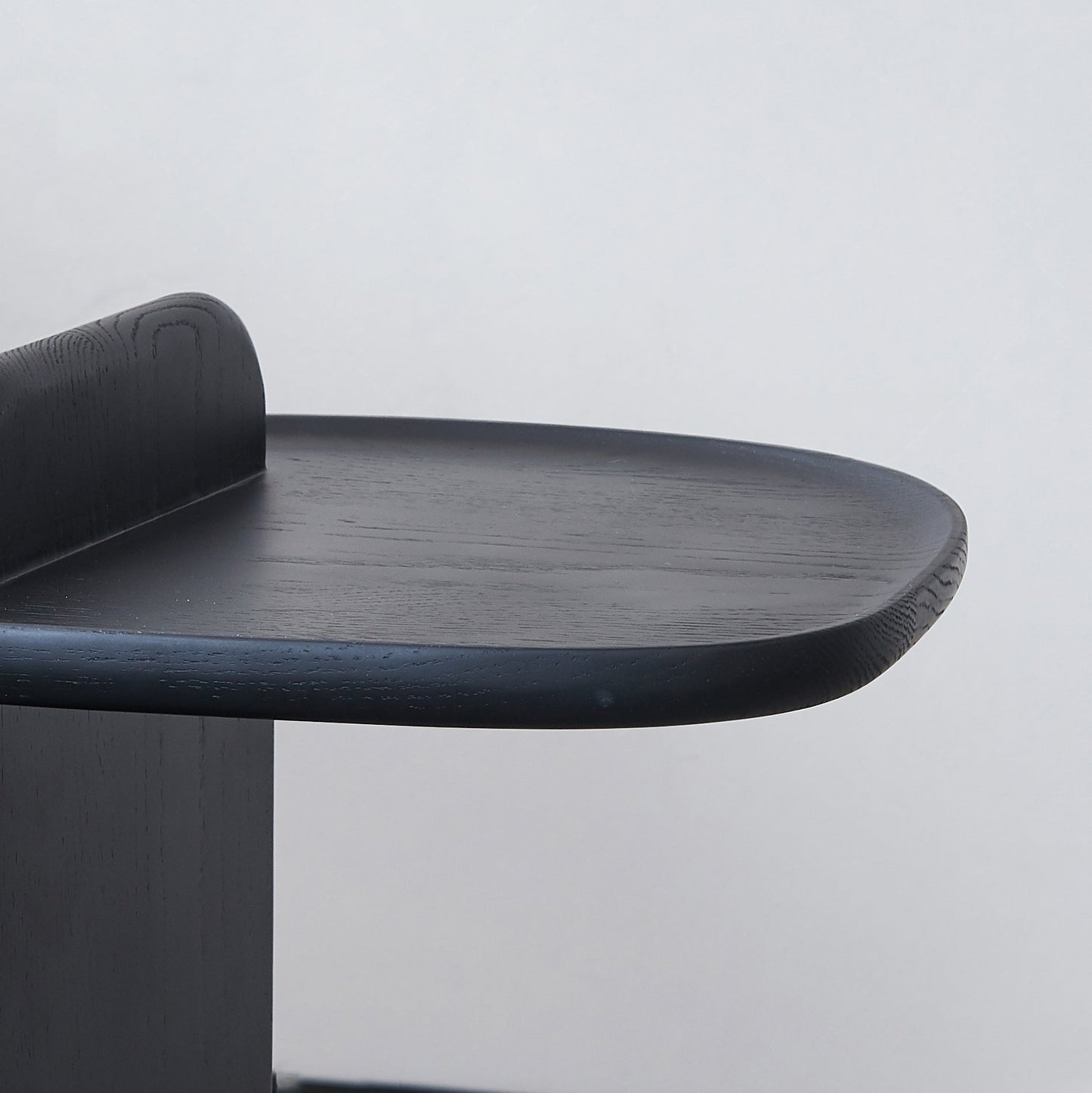 Sculptural Artistic Ball Solid Wood End Table - Art Deco Versatile Corner Table For Living Room