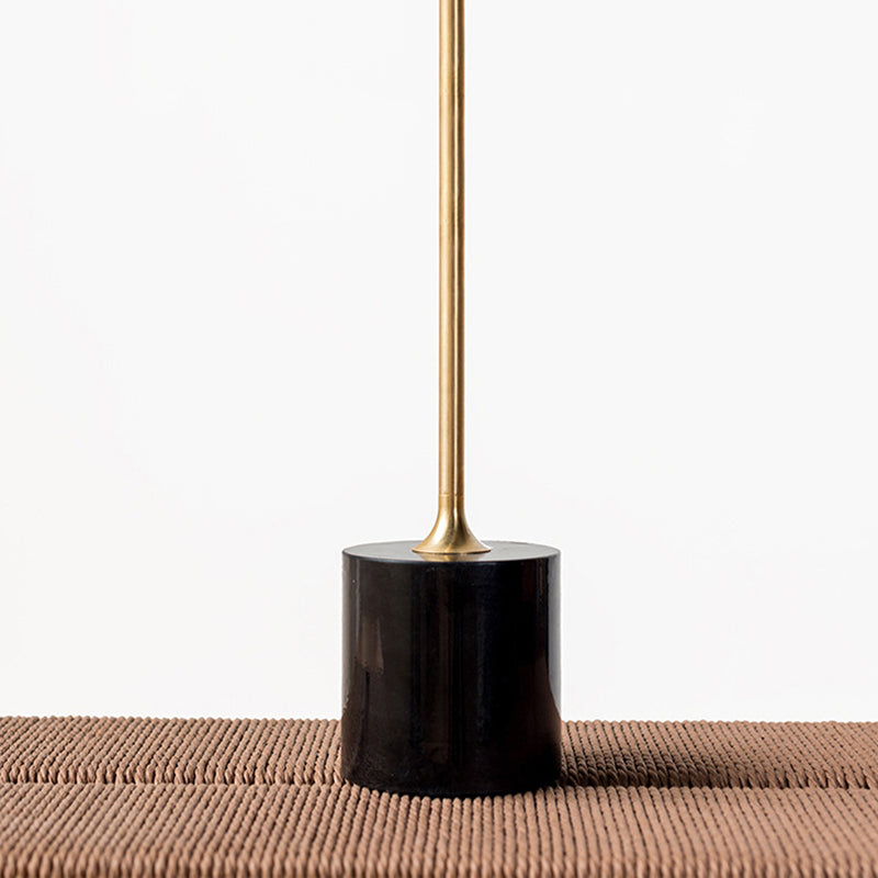 Round Walnut Wood With Solid Steel Base End Table - Vintage Compact Functionality 1-Tray Side Table For Living Room