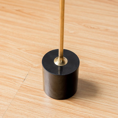 Round Walnut Wood With Solid Steel Base End Table - Vintage Compact Functionality 1-Tray Side Table For Living Room