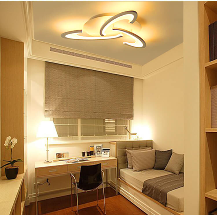Modern Windmill 3/6-Light LED Flush Mount Lighting