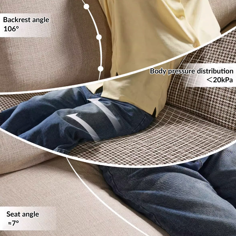 Classic Houndstooth Birch Wood Accent Chair - Scandinavian Lounge Chair for Living Room & Bedroom