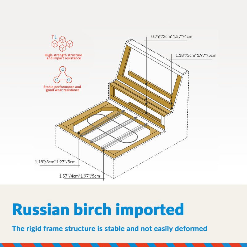 Classic Houndstooth Birch Wood Accent Chair - Scandinavian Lounge Chair for Living Room & Bedroom