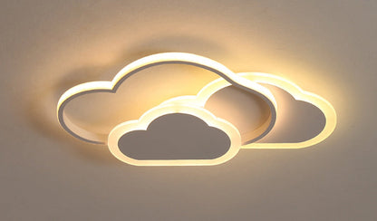 Cartoon Creative Cloud LED Flush Mount Ceiling Light
