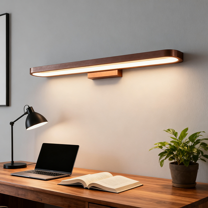 European Minimalist Circular Aluminum Vanity Light LED Mirror Front Wall Sconce Lamp