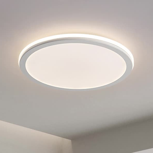 Modern Creative Circle Iron LED Flush Mount Ceiling Light