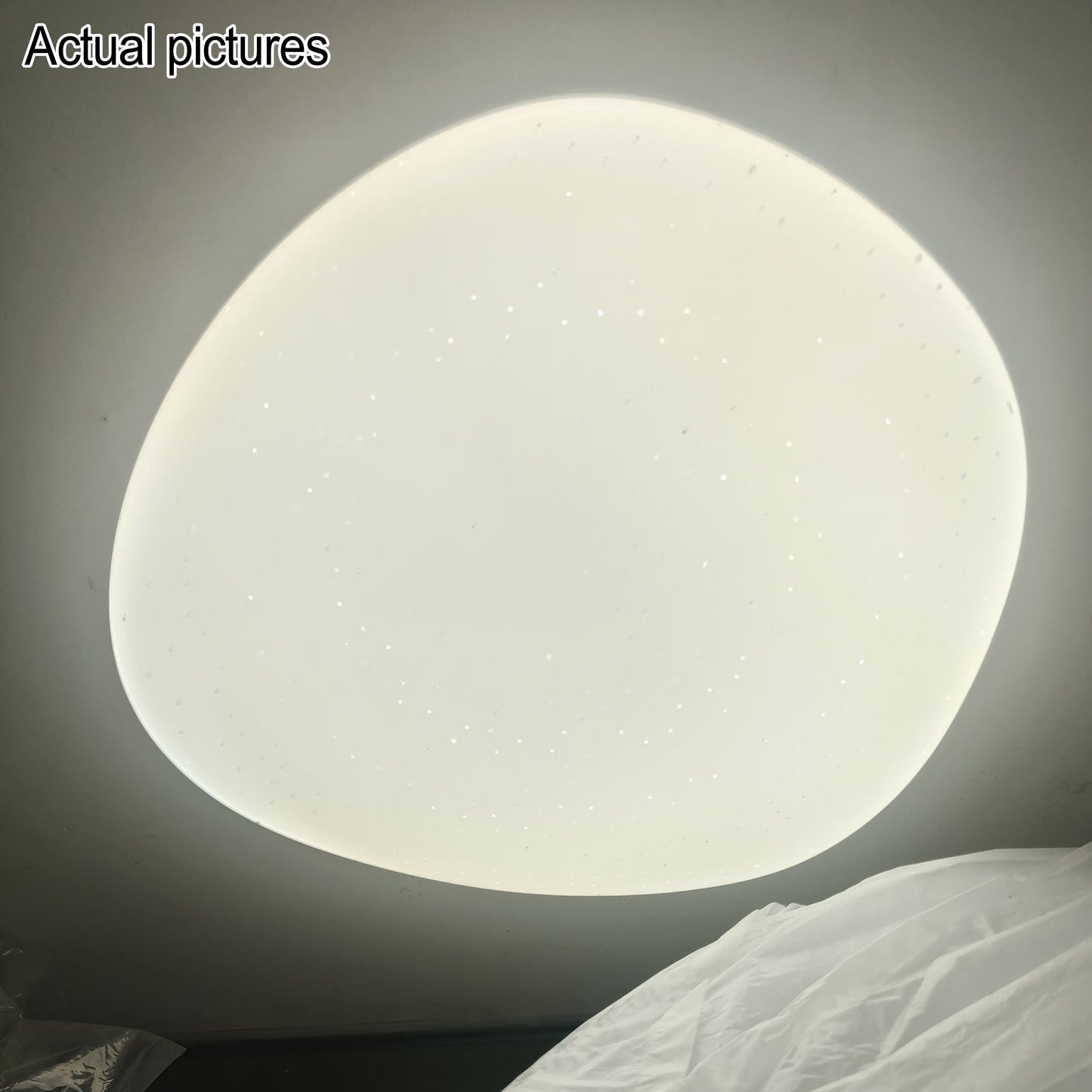 Modern Pebble Stone Star Effect LED Flush Mount Ceiling Light