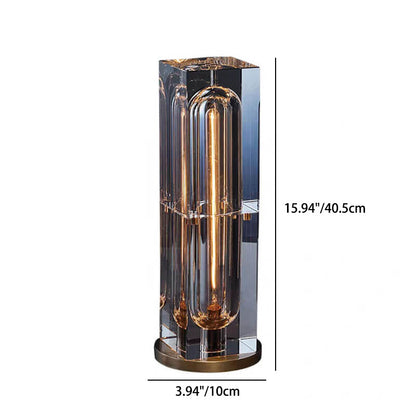 Modern Crystal Stereo Geometric Design 1-Light Table Lamp