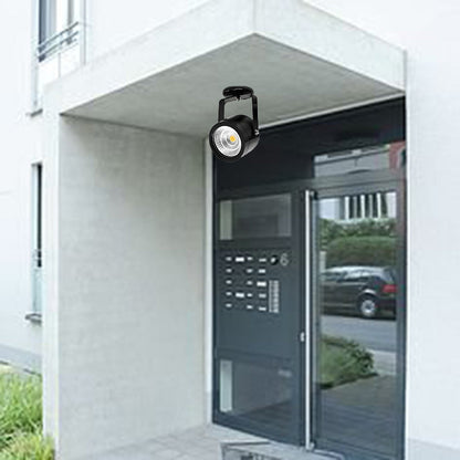 Modern Simplicity Waterproof Aluminum Iron Adjustable Cylinder Long Pole LED Wall Sconce Lamp For Outdoor Patio
