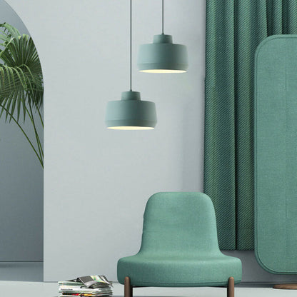 Macaron Candy Jar 1-Light Aluminum Pendant Light